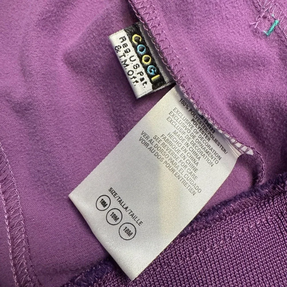 Toddler Coogi Track Jacket Australia Full Zip Purple Black‎ EUC Baby 18 months